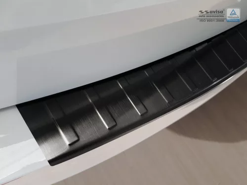 Avisa fekete acél lökhárítóvédő SKODA OCTAVIA III combi 2013-2016