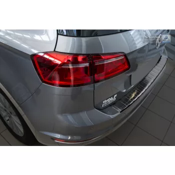   Avisa fekete acél lökhárítóvédő VOLKSWAGEN GOLF SPORTSVAN 2014-2017, FL2017->