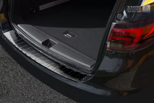 Avisa fekete acél lökhárítóvédő OPEL ASTRA V K sports tourer 2015-2019, FL2019-2022