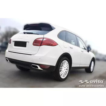   Avisa fekete acél lökhárítóvédő PORSCHE CAYENNEII (92A) 2010-2014