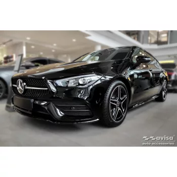   Avisa fekete acél lökhárítóvédő MERCEDES CLA II SHOOTING BRAKE (X118) 2019->/AMG-Line