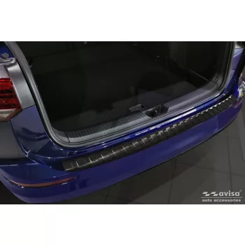   Avisa fekete acél lökhárítóvédő VOLKSWAGEN GOLF VIII variant/Alltrack 2020-2024, FL 2024->