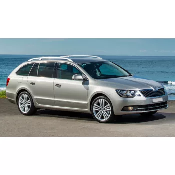   Avisa fekete acél lökhárítóvédő SKODA SUPERB combi 2013-2015