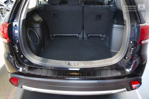 Avisa fekete acél lökhárítóvédő MITSUBISHI OUTLANDER III FL2015-2017, FL2017-2022, MITSUBISHI OUTLANDER III PHEV FL2020-2022