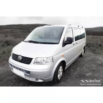   Avisa fekete acél lökhárítóvédő VOLKSWAGEN TRANSPORTER T5 Multivan, Caravelle 2003-2012; FL2012-2015, VOLKSWAGEN TRANSPORTER T6 2015-2019, FL2019-2024