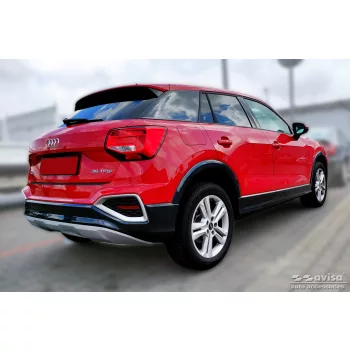   Avisa fekete acél lökhárítóvédő AUDI Q2 crossover FL2020->