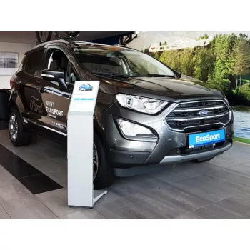   Avisa fekete acél lökhárítóvédő FORD ECOSPORT II/ST-Line FL2017->