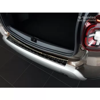   Avisa fekete acél lökhárítóvédő DACIA DUSTER II 2017-2021, FL2021-2024