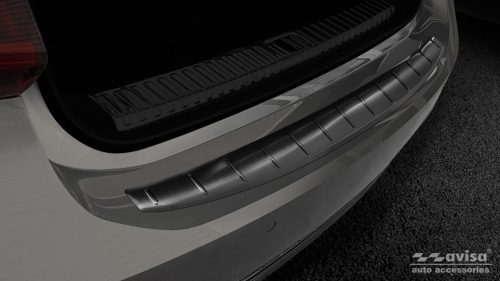 Avisa lökhárítóvédő AUDI A7 C8 Sportback II liftback 2017->acél fekete
