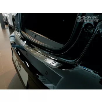   Avisa fekete acél lökhárítóvédő PEUGEOT 208 II hatchback 5D 2019-2023, FL.2023->