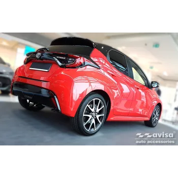   Avisa fekete acél lökhárítóvédő TOYOTA YARIS IV hatchback 5D/Hybrid 2020-2024 FL.2024->