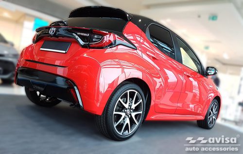 Avisa lökhárítóvédő TOYOTA YARIS IV hatchback 5D/ Hybrid 2020->acel fekete