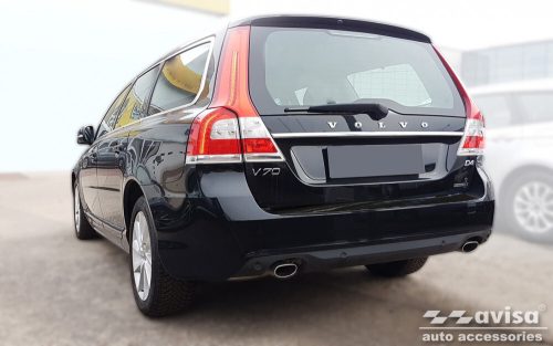 Avisa fekete acél lökhárítóvédő VOLVO V70 III FL2014-2016