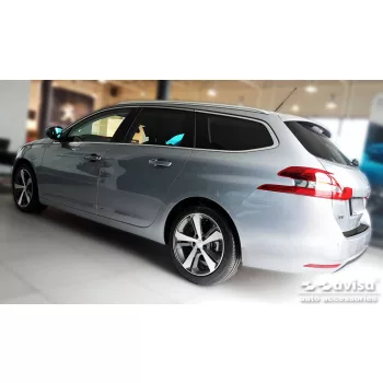   Avisa fekete acél lökhárítóvédő PEUGEOT 308 II SW combi 2013-2017, FL2017-2021