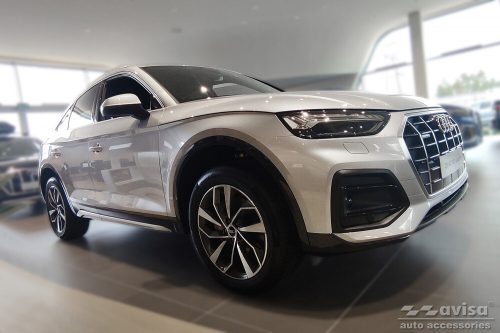Avisa lökhárítóvédő AUDI Q5 Sportback/S-line 2020->acel fekete