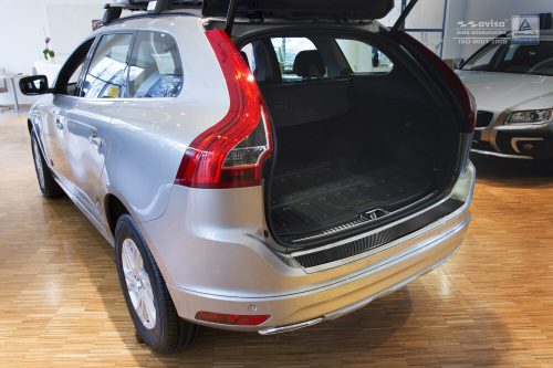 Avisa fekete 3D karbon lökhárítóvédő VOLVO XC60 2013-2017