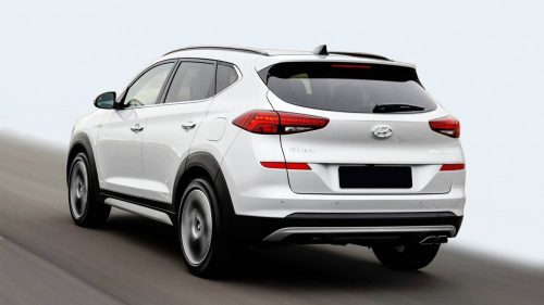 Avisa lökhárítóvédő HYUNDAI TUCSON III FL2018-2020 carbon mintas fekete