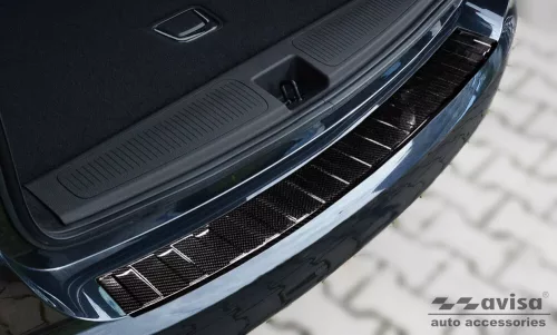 Avisa fekete karbon lökhárítóvédő OPEL ASTRA V K sports tourer 2015-2019, FL2019-2022