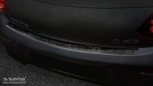 Avisa lökhárítóvédő MERCEDES C Class C205 Coupe AMG 2015-2019, FL2019-2021 carbon mintás fekete