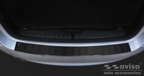 Avisa lökhárítóvédő BMW 5 F11 Touring 2010-2013, FL 2013-2017 carbon mintás fekete