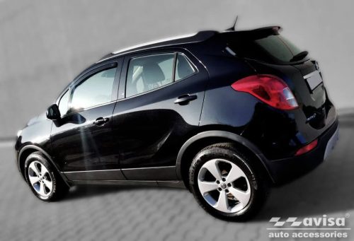 Avisa lökhárítóvédő OPEL MOKKA X FL2016->carbon mintas fekete