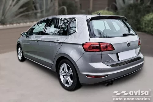 Avisa fekete karbon lökhárítóvédő VOLKSWAGEN GOLF SPORTSVAN 2014-2017, FL2017->