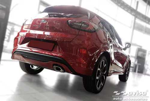 Avisa fekete karbon lökhárítóvédő FORD PUMA crossover 2019->