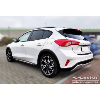   Avisa fekete karbon lökhárítóvédő FORD FOCUS IV hatchback 5D/ST-Line 2018-2021, FL 2021->