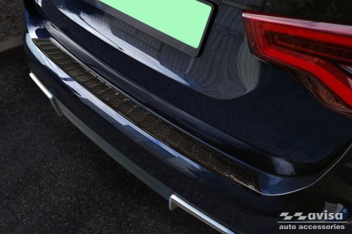 Avisa lökhárítóvédő BMW iX3 (G08) 2020->carbon mintás fekete