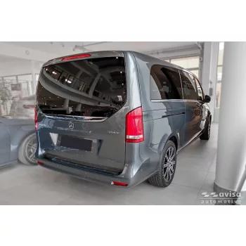   Avisa fekete/fekete tüköracél lökhárítóvédő "Shadow Prémium" MERCEDES V CLASS W447/VITO III/MARCO POLO 2014-2019, FL.2019-2024, FL.2024->?