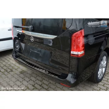   Avisa fekete tüköracél lökhárítóvédő MERCEDES V Class W447/VITO III/Marco Polo 2014-2019, FL2019-2024, FL 2024->