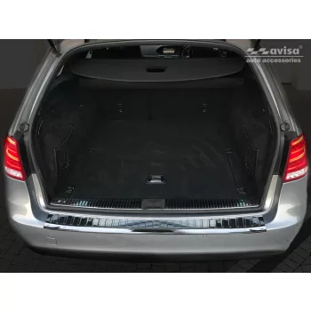   Avisa fekete tüköracél lökhárítóvédő MERCEDES E Class W212 T-Model 2013-2015, FL2015-2016
