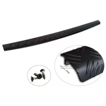   Avisa fekete 3 mm bordázott alumínium csomagtérajtó élvédő FORD RANGER V 2011-2022