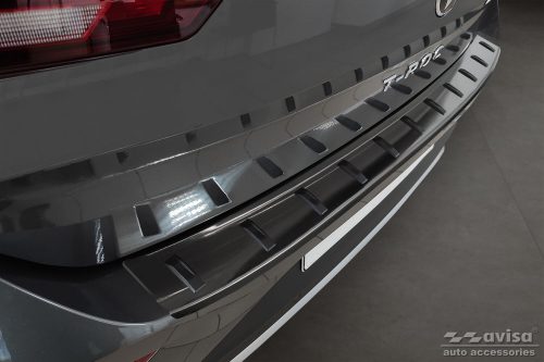Avisa új erősített kivetelű lökhárítóvédő VOLKSWAGEN T-ROC/cabrio 2017-2022, FL2022->acél fekete