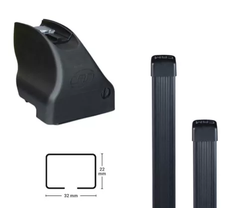 Cam Cube acél tetőcsomagtartó rúd 150 cm (2823)