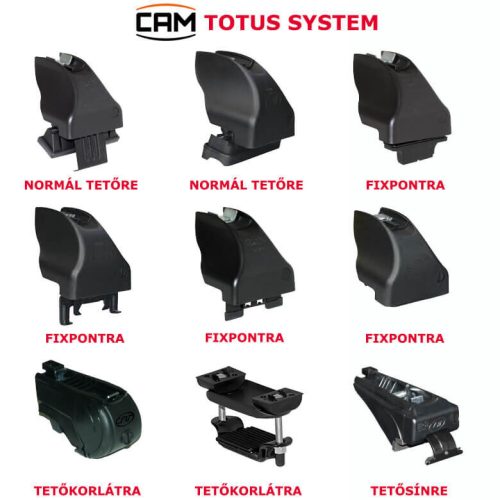 Cam tetőcsomagtartó láb Audi A4, AX5, Saxo5, Accent, Micra, P106, P205 (40004)