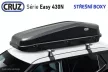 CRUZ EASY 430N tetőbox, fényes sötétszürke színű