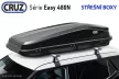 CRUZ EASY 480N tetőbox, fényes sötétszürke színű