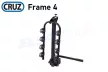 Cruz Frame - 4 kerék, vonóhorogra szerelve