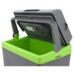 Autós hűtőláda 22 literes (szürkészöld, A++)