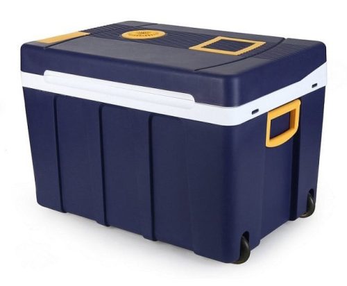 Autós hűtőláda fűthető 50l (kék)