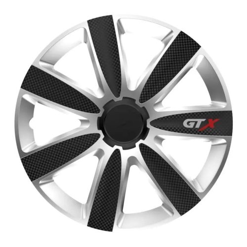 GTX Carbon ezüst-fekete dísztárcsa szett - 15"