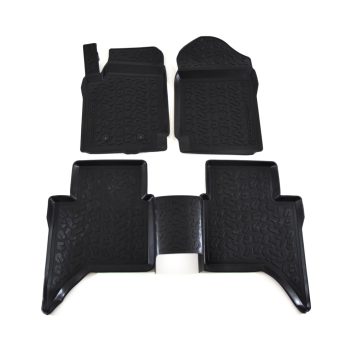   EgriAuto Premium fekete 3D gumiszőnyeg patenttal Ford Ranger T6 T7 2012-