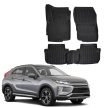 EgriAuto Premium fekete gumiszőnyeg 3D Gumiszőnyeg Emelt éllel számára MITSUBISHI Eclipse Cross 2017- 5ks