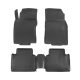 EgriAuto Premium fekete gumiszőnyeg 3D Gumiszőnyeg Emelt éllel számára Nissan X-Trail T32 2014-
