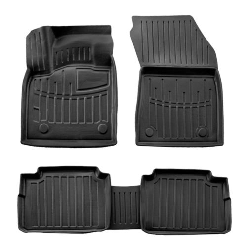 EgriAuto Premium fekete 3D gumiszőnyeg patenttal Nissan X-Trail T33 e-POWER 2021- 5 db