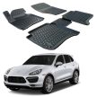 EgriAuto Prémium 3D gumiszőnyeg patenttal Porsche Cayenne 2010-
