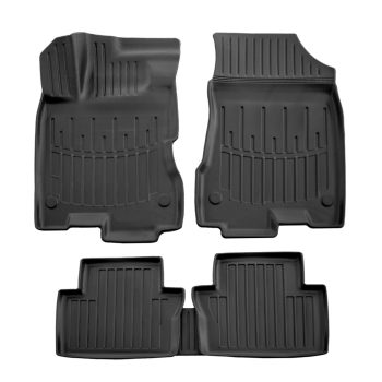   EgriAuto Premium fekete 3D gumiszőnyeg patenttal Renault Koleos I 2008-2016 5db
