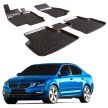EgriAuto Prémium 3D gumiszőnyeg patenttal Skoda Octavia 3 2013-2019