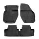 EgriAuto Premium fekete 3D gumiszőnyeg patenttal Volvo XC60 2008-2017 5db